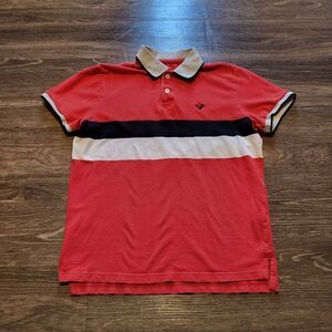 American Eagle Outfitters AEO Classic Fit Pique Polo Button Up Shirt Mens Medium